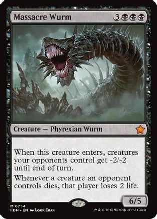 Massacre Wurm (0754) (FDN-754) - Foundations