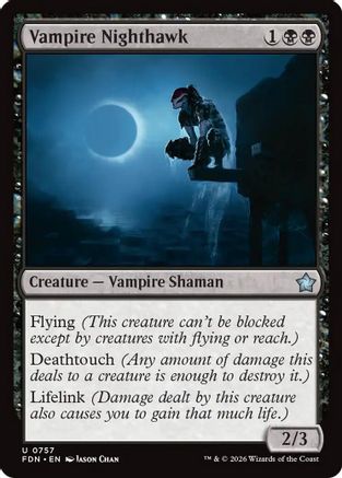 Vampire Nighthawk (0757) (FDN-757) - Foundations
