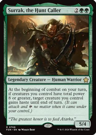 Surrak, the Hunt Caller (0768) (FDN-768) - Foundations