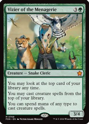 Vizier of the Menagerie (0769) (FDN-769) - Foundations