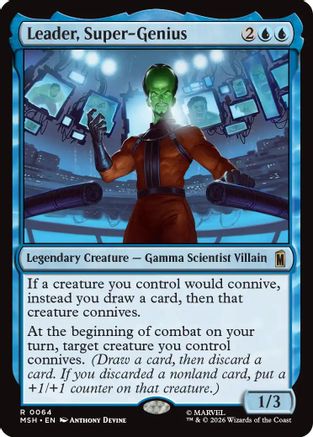 Leader, Super-Genius (MSH-064) - Marvel Super Heroes