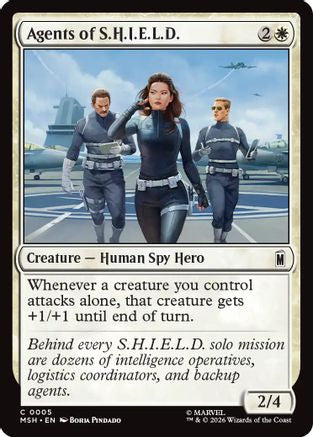 Agents of S.H.I.E.L.D. (MSH-005) - Marvel Super Heroes Foil