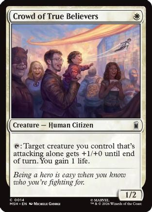 Crowd of True Believers (MSH-014) - Marvel Super Heroes