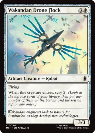 Wakandan Drone Flock (MSH-040) - Marvel Super Heroes