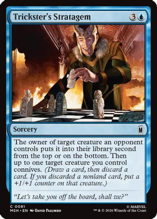Trickster's Stratagem (MSH-081) - Marvel Super Heroes