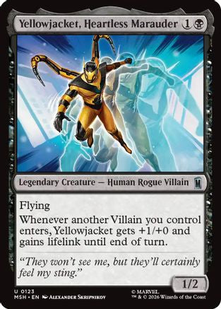 Yellowjacket, Heartless Marauder (MSH-123) - Marvel Super Heroes
