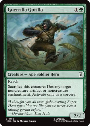 Guerrilla Gorilla (MSH-169) - Marvel Super Heroes