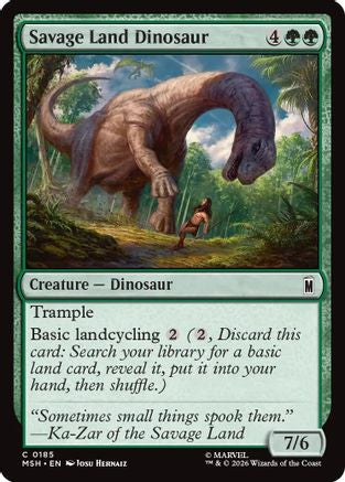 Savage Land Dinosaur (MSH-185) - Marvel Super Heroes