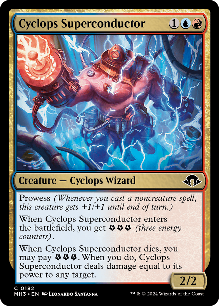 Cyclops Superconductor (MH3-182) - Modern Horizons 3 Foil - Premium MTG Single from Wizards of the Coast - Just $0.25! Shop now at Game Crave Tournament Store