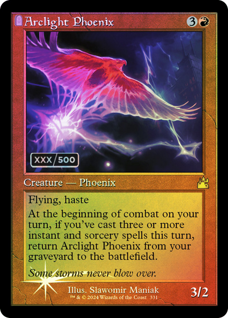 Arclight Phoenix (RVR-331Z) - Ravnica Remastered: (tombstone) Foil - Premium MTG Single from Wizards of the Coast - Just $145! Shop now at Game Crave Tournament Store