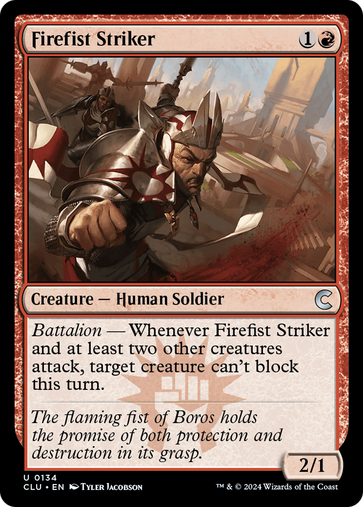 Firefist Striker (CLU-134) - Ravnica: Clue Edition - Premium MTG Single from Wizards of the Coast - Just $0.25! Shop now at Game Crave Tournament Store