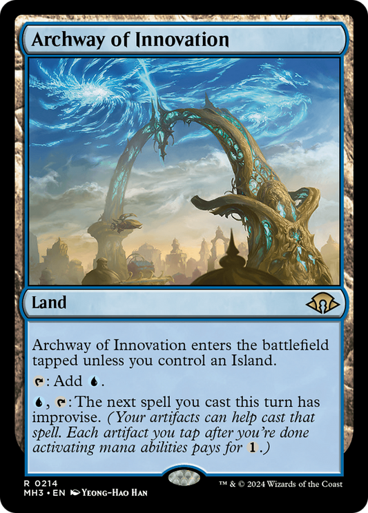 Archway of Innovation (MH3-214) - Modern Horizons 3 - Premium MTG Single from Wizards of the Coast - Just $0.55! Shop now at Game Crave Tournament Store