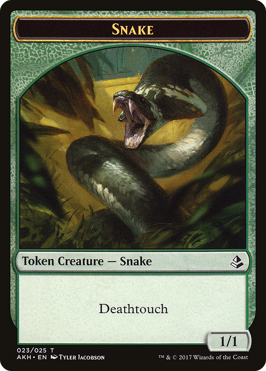 Snake (AKH-023) - Amonkhet Tokens Foil