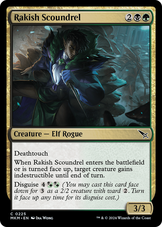 Rakish Scoundrel (MKM-225) - Murders at Karlov Manor - Premium MTG Single from Wizards of the Coast - Just $0.25! Shop now at Game Crave Tournament Store