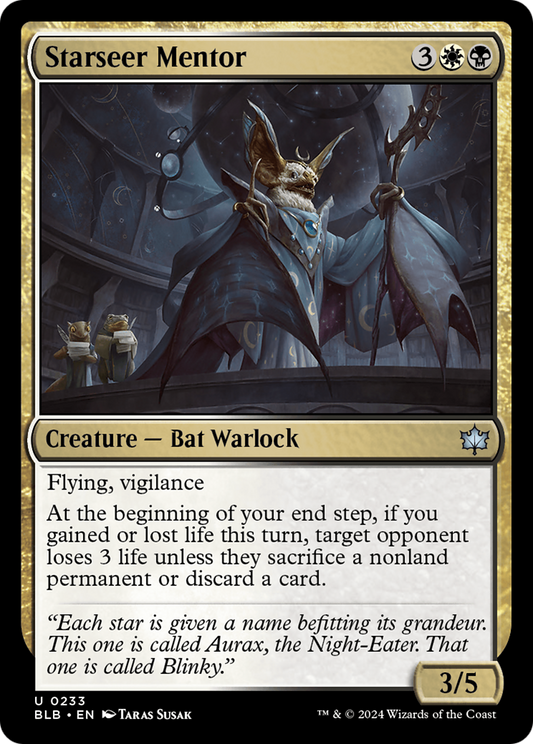 Starseer Mentor (BLB-233) - Bloomburrow - Premium MTG Single from Wizards of the Coast - Just $0.25! Shop now at Game Crave Tournament Store