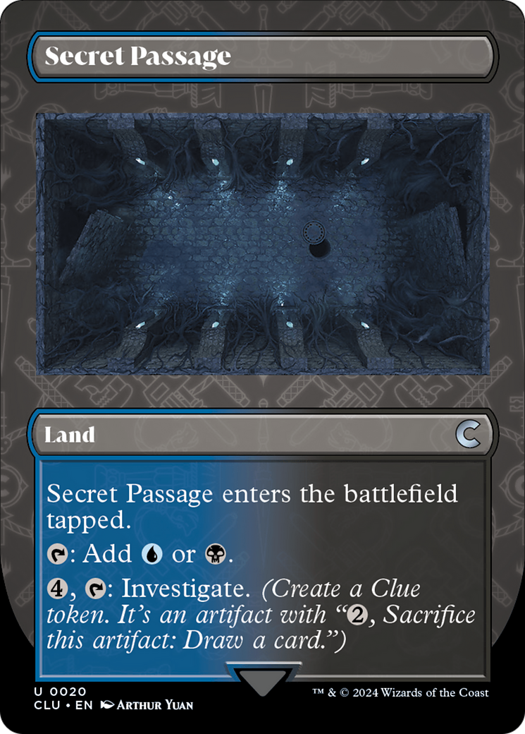 Secret Passage (CLU-020) - Ravnica: Clue Edition (Borderless) - Premium MTG Single from Wizards of the Coast - Just $0.25! Shop now at Game Crave Tournament Store