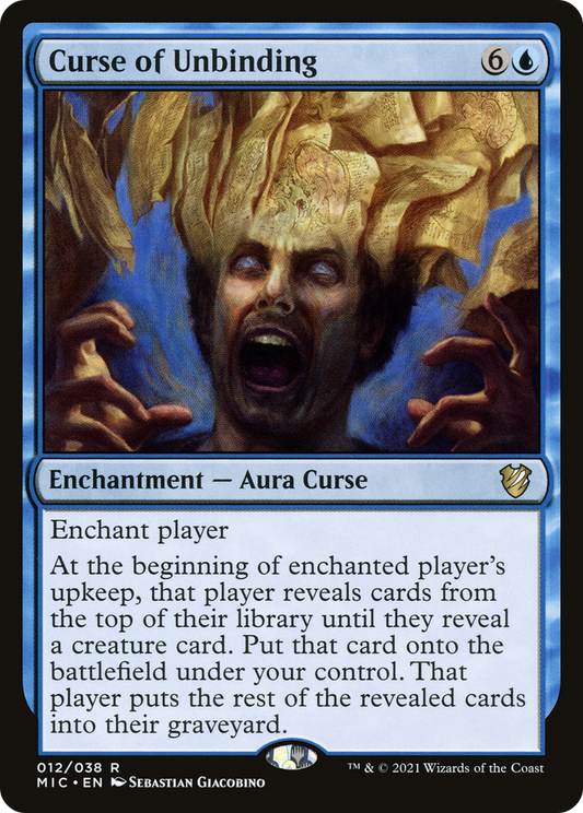 Curse of Unbinding (MIC-012) - Midnight Hunt Commander - Premium MTG Single from Wizards of the Coast - Just $0.30! Shop now at Game Crave Tournament Store