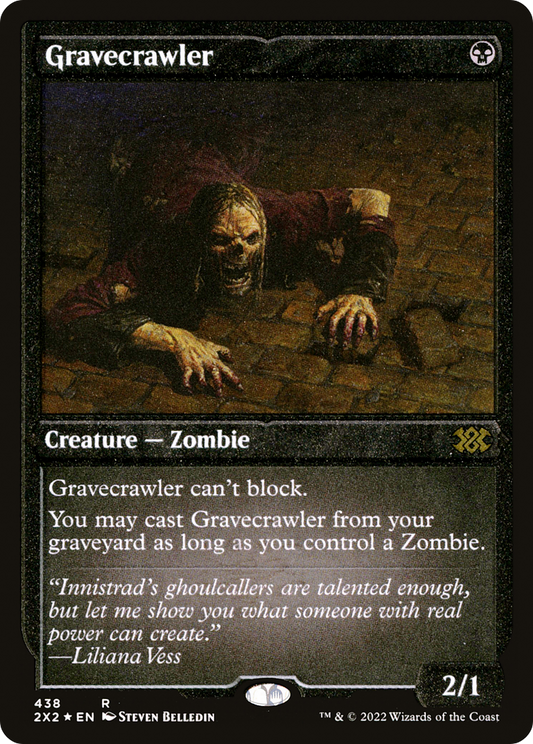 Gravecrawler (2X2-438) - Double Masters 2022 Foil