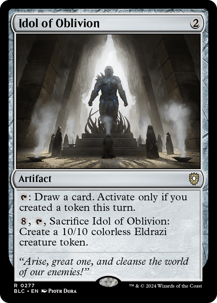 Idol of Oblivion (BLC-277) - Bloomburrow Commander - Premium MTG Single from Wizards of the Coast - Just $0.53! Shop now at Game Crave Tournament Store