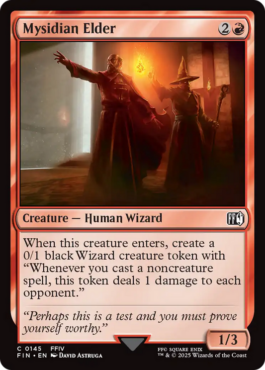 Mysidian Elder (FIN-145) - FINAL FANTASY Foil - Premium MTG Single from Wizards of the Coast - Just $0.08! Shop now at Game Crave Tournament Store
