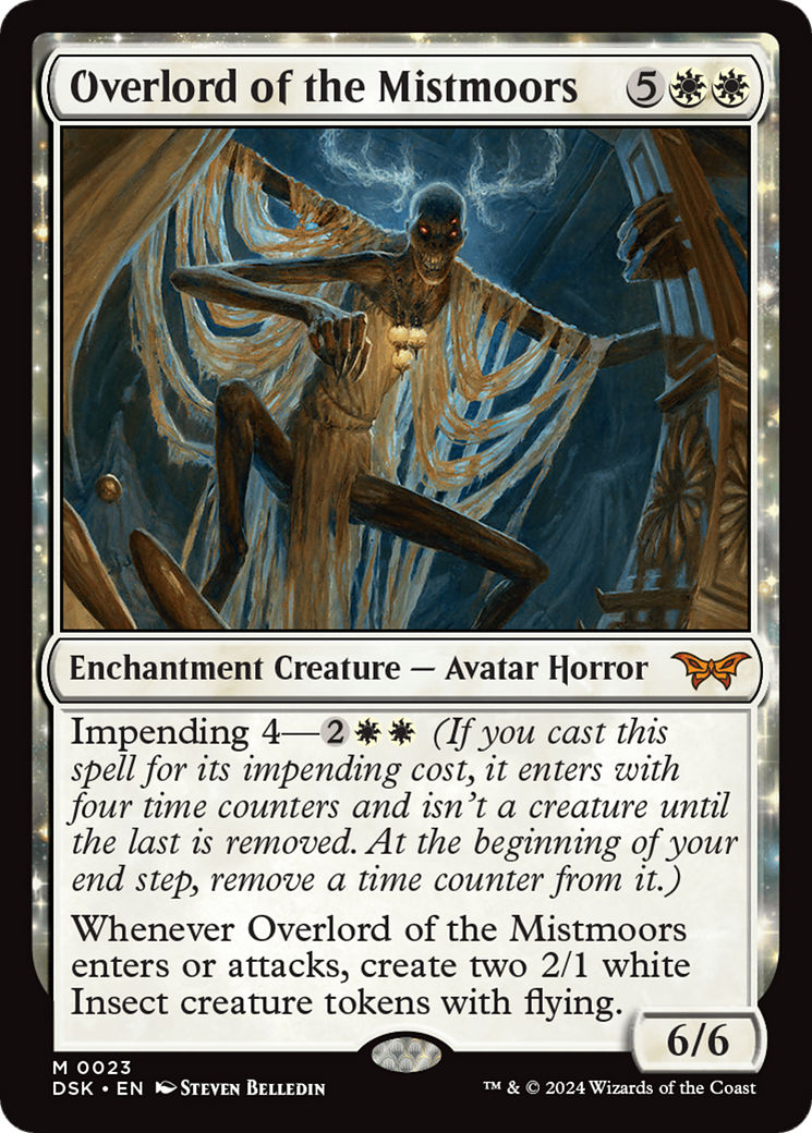 Overlord of the Mistmoors (DSK-023) - Duskmourn: House of Horror: (nyxtouched) Foil - Premium MTG Single from Wizards of the Coast - Just $5.31! Shop now at Game Crave Tournament Store