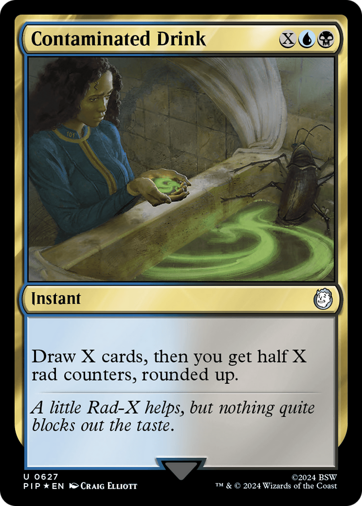 Contaminated Drink (PIP-627) - Fallout Foil - Premium MTG Single from Wizards of the Coast - Just $4.28! Shop now at Game Crave Tournament Store
