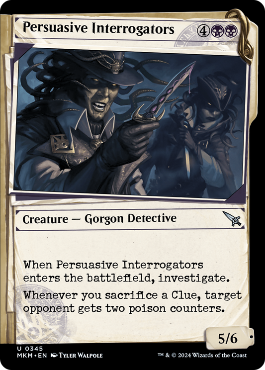 Persuasive Interrogators (MKM-345) - Murders at Karlov Manor: (Showcase) - Premium MTG Single from Wizards of the Coast - Just $0.25! Shop now at Game Crave Tournament Store