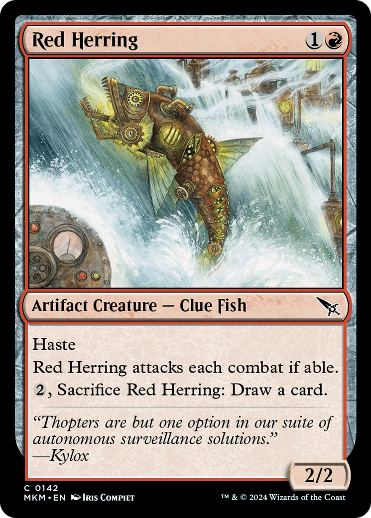 Red Herring (MKM-142) - Murders at Karlov Manor Foil - Premium MTG Single from Wizards of the Coast - Just $0.26! Shop now at Game Crave Tournament Store