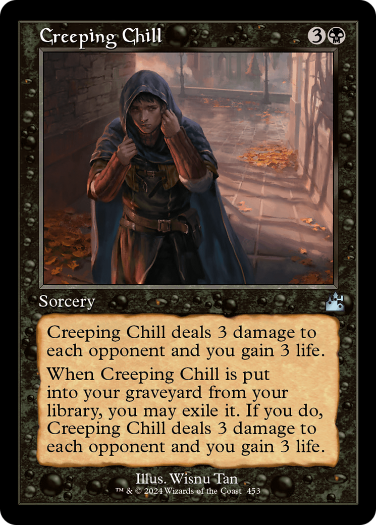 Creeping Chill (RVR-453) - Ravnica Remastered Foil - Premium MTG Single from Wizards of the Coast - Just $1.45! Shop now at Game Crave Tournament Store