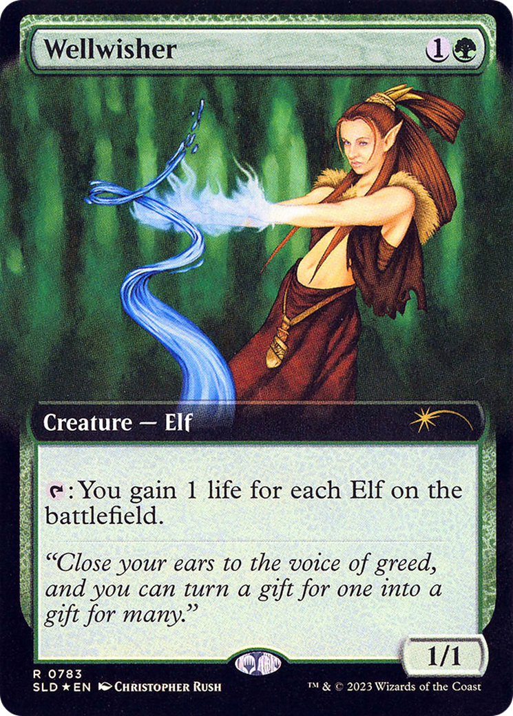 Wellwisher (SLD-783) - Secret Lair Drop: (Extended Art) Foil - Premium MTG Single from Wizards of the Coast - Just $10.74! Shop now at Game Crave Tournament Store
