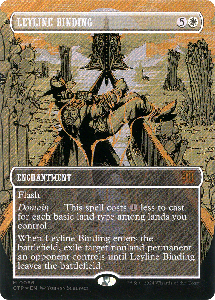 Leyline Binding (OTP-066) - Breaking News: (Extended Art) (Borderless) Foil - Premium MTG Single from Wizards of the Coast - Just $23.04! Shop now at Game Crave Tournament Store
