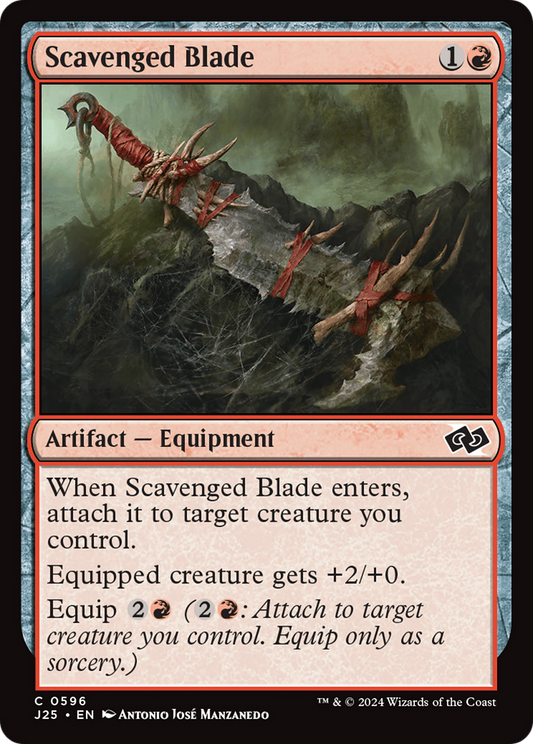 Scavenged Blade (J25-596) - Foundations Jumpstart - Premium MTG Single from Wizards of the Coast - Just $0.25! Shop now at Game Crave Tournament Store