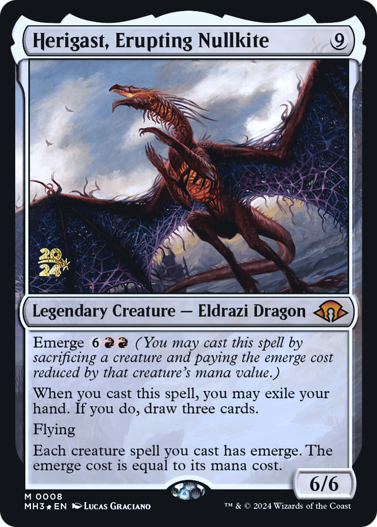 Herigast, Erupting Nullkite (PMH3-08S) - Modern Horizons 3 Promos Foil - Premium MTG Single from Wizards of the Coast - Just $2.01! Shop now at Game Crave Tournament Store