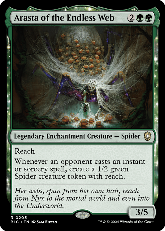 Arasta of the Endless Web (BLC-205) - Bloomburrow Commander - Premium MTG Single from Wizards of the Coast - Just $0.26! Shop now at Game Crave Tournament Store