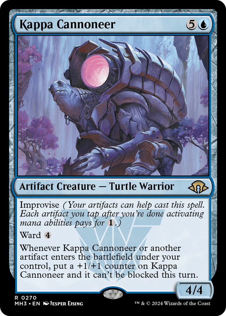 Kappa Cannoneer (MH3-270) - Modern Horizons 3 Foil - Premium MTG Single from Wizards of the Coast - Just $1.14! Shop now at Game Crave Tournament Store