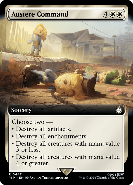 Austere Command (PIP-447) - Fallout - Premium MTG Single from Wizards of the Coast - Just $2.22! Shop now at Game Crave Tournament Store