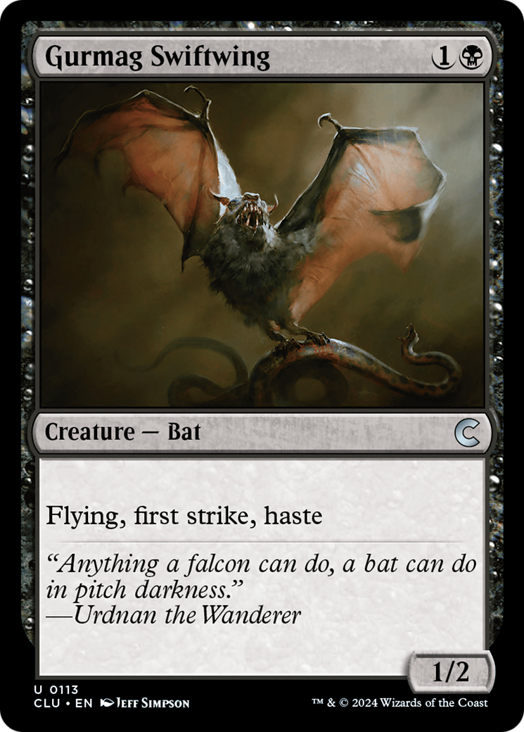 Gurmag Swiftwing (CLU-113) - Ravnica: Clue Edition - Premium MTG Single from Wizards of the Coast - Just $0.25! Shop now at Game Crave Tournament Store