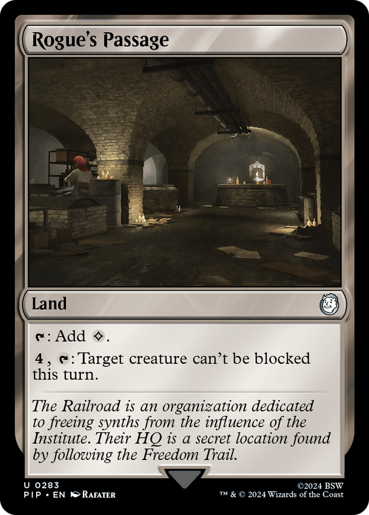 Rogue's Passage (PIP-283) - Fallout - Premium MTG Single from Wizards of the Coast - Just $0.25! Shop now at Game Crave Tournament Store