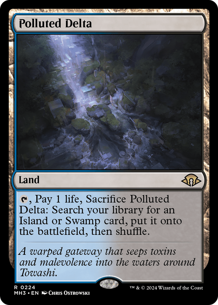 Polluted Delta (MH3-224) - Modern Horizons 3 - Premium MTG Single from Wizards of the Coast - Just $11.82! Shop now at Game Crave Tournament Store