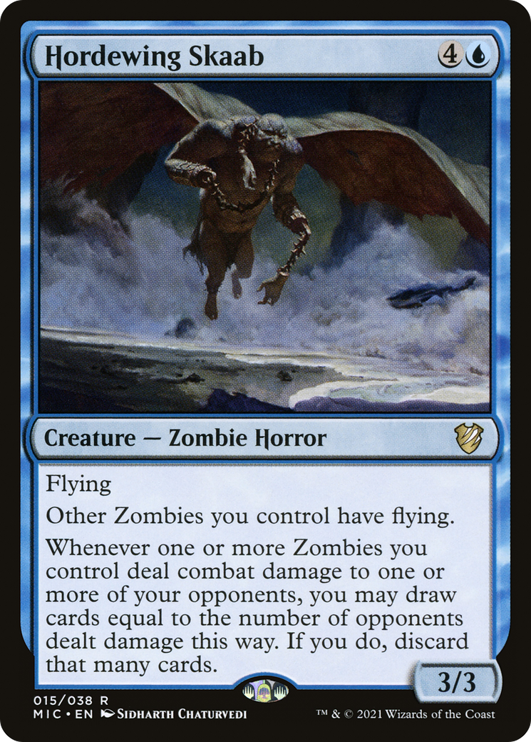 Hordewing Skaab (MIC-015) - Midnight Hunt Commander - Premium MTG Single from Wizards of the Coast - Just $7.50! Shop now at Game Crave Tournament Store