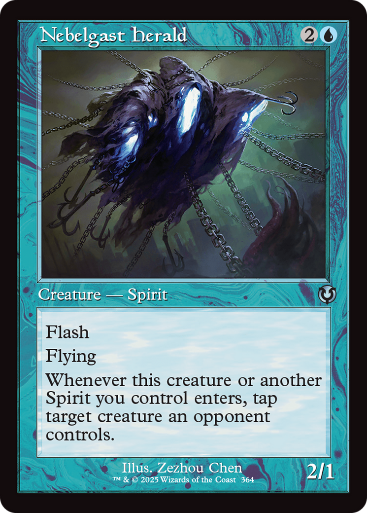 Nebelgast Herald (Retro Frame) (-364) - Innistrad Remastered - Premium MTG Single from Wizards of the Coast - Just $0.25! Shop now at Game Crave Tournament Store