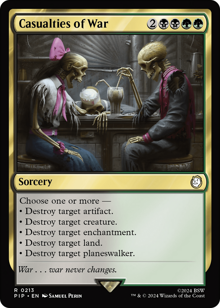 Casualties of War (PIP-213) - Fallout Foil - Premium MTG Single from Wizards of the Coast - Just $0.62! Shop now at Game Crave Tournament Store
