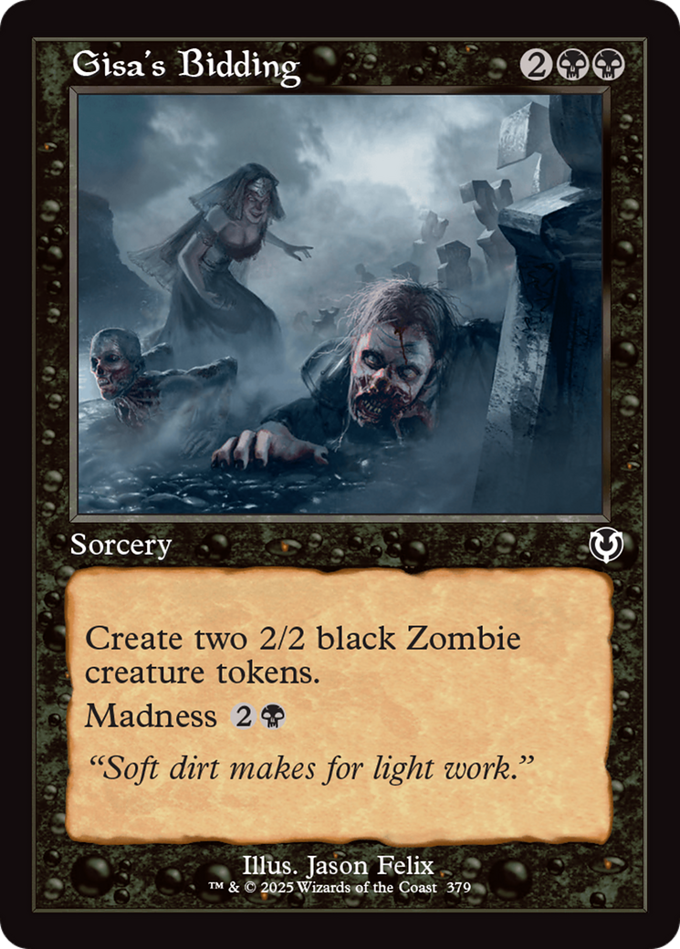 Gisa's Bidding (Retro Frame) (-379) - Innistrad Remastered Foil - Premium MTG Single from Wizards of the Coast - Just $0.26! Shop now at Game Crave Tournament Store