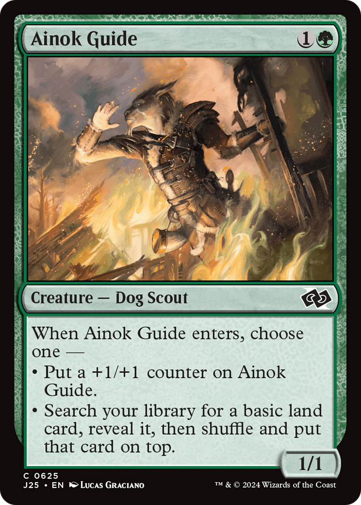 Ainok Guide (J25-625) - Foundations Jumpstart - Premium MTG Single from Wizards of the Coast - Just $0.25! Shop now at Game Crave Tournament Store