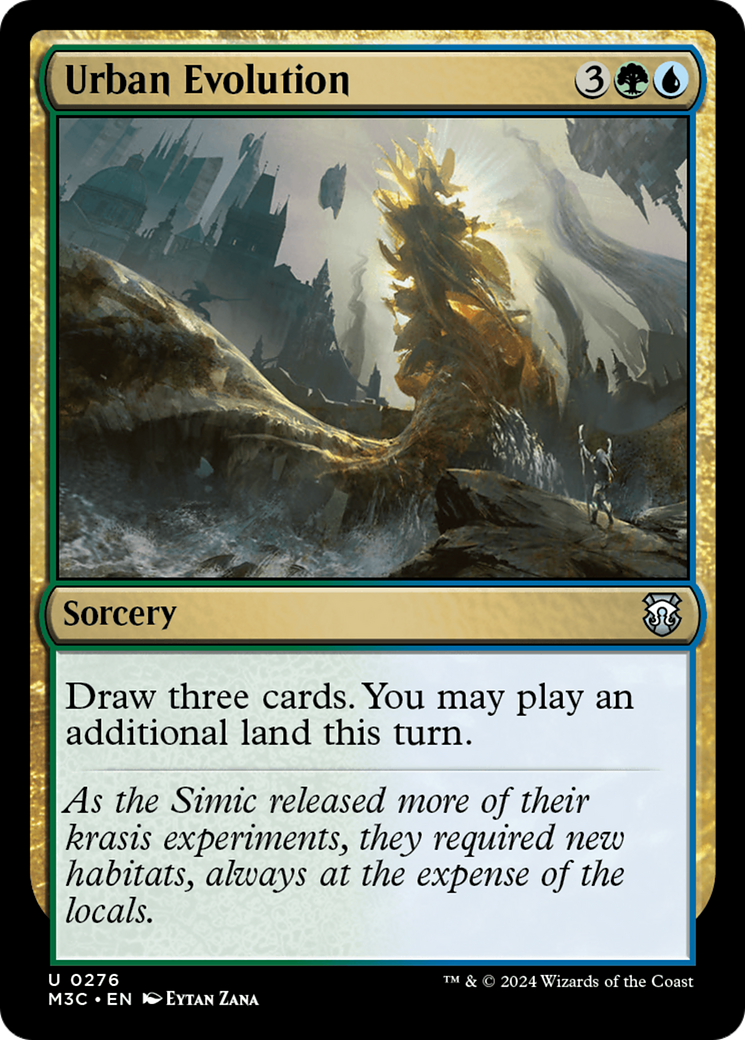 Urban Evolution (M3C-276) - Modern Horizons 3 Commander Foil - Premium MTG Single from Wizards of the Coast - Just $0.25! Shop now at Game Crave Tournament Store