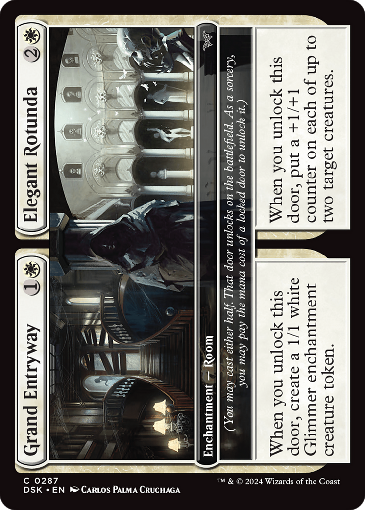 Grand Entryway // Elegant Rotunda (DSK-287) - Duskmourn: House of Horror - Premium MTG Single from Wizards of the Coast - Just $0.25! Shop now at Game Crave Tournament Store