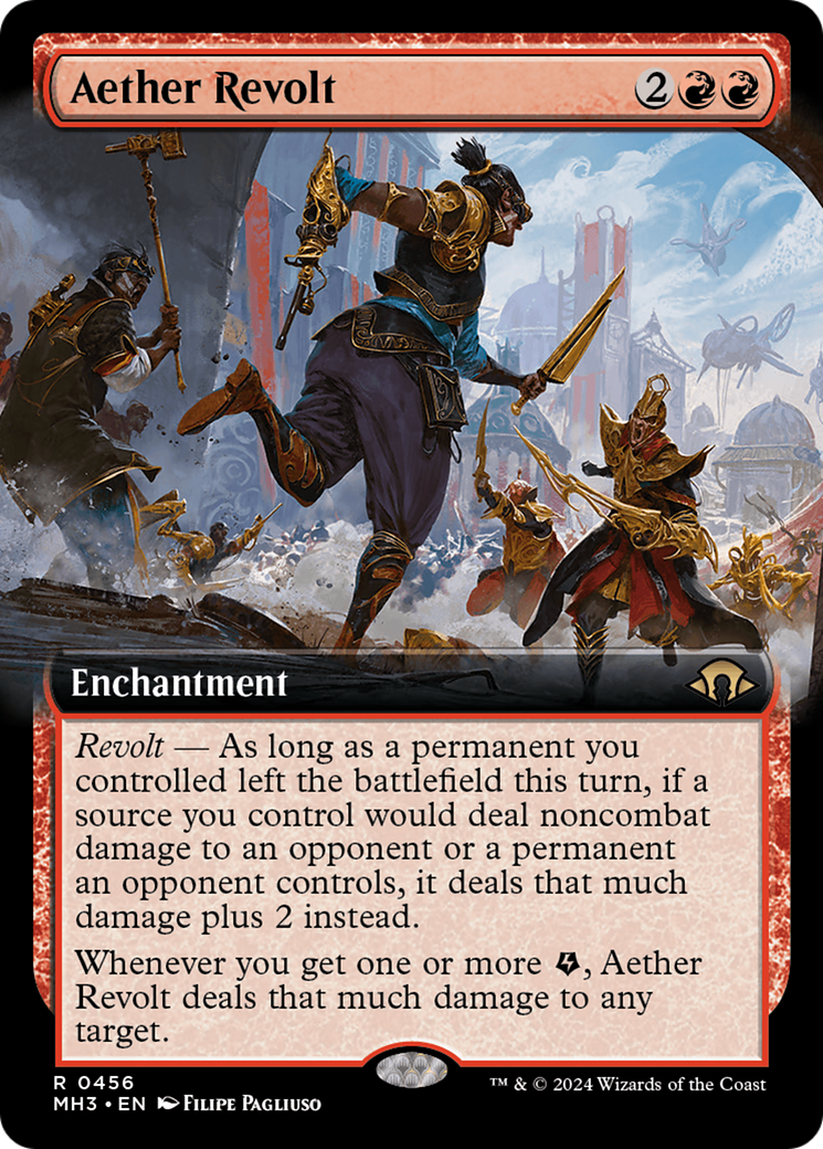 Aether Revolt (MH3-456) - Modern Horizons 3: (Extended Art) Foil - Premium MTG Single from Wizards of the Coast - Just $0.49! Shop now at Game Crave Tournament Store