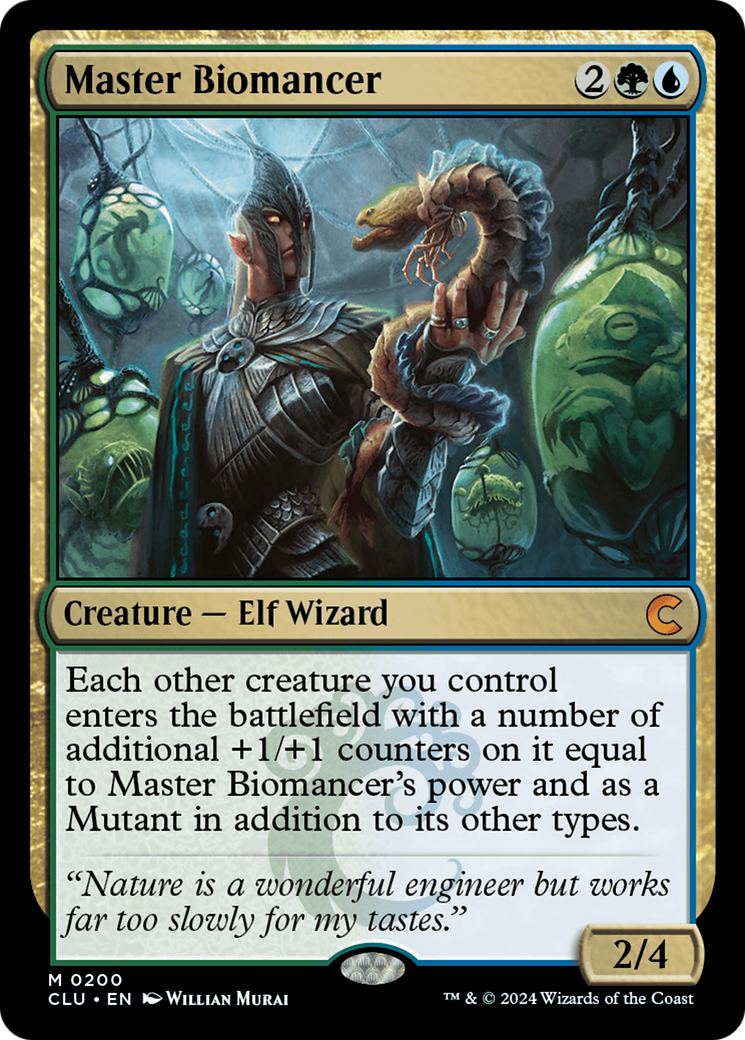 Master Biomancer (CLU-200) - Ravnica: Clue Edition - Premium MTG Single from Wizards of the Coast - Just $0.42! Shop now at Game Crave Tournament Store