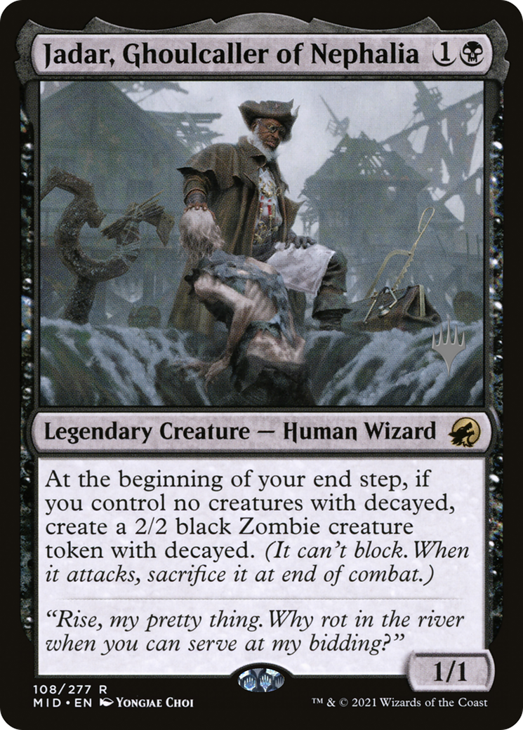 Jadar, Ghoulcaller of Nephalia (PMID-108P) - Innistrad: Midnight Hunt Promos - Premium MTG Single from Wizards of the Coast - Just $0.98! Shop now at Game Crave Tournament Store
