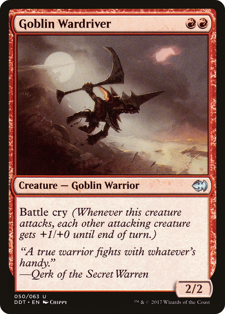 Goblin Wardriver (DDT-050) - Duel Decks: Merfolk vs. Goblins - Premium MTG Single from Wizards of the Coast - Just $0.28! Shop now at Game Crave Tournament Store